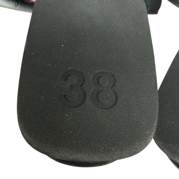 Camper Black Pink Quilted Casi Myra Buckle Open Toe Sandals Womens 38 / US 7.5 - Picture 5 of 7